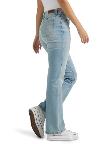 Wrangler Women's High Rise Boot Cut Stonewash Jean