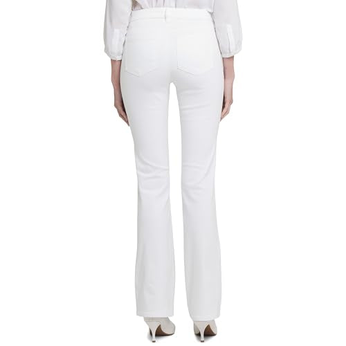 NYDJ Womens Barbara Boot-Cut Jeans White