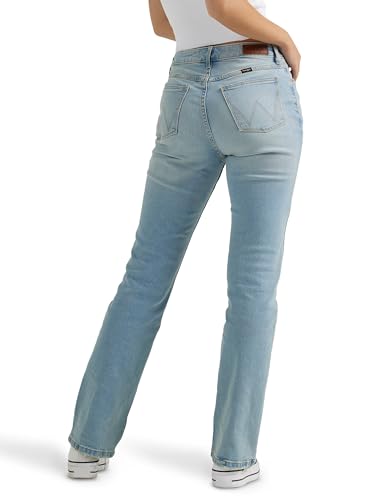Wrangler Women's High Rise Boot Cut Stonewash Jean