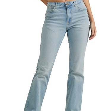 Wrangler Women's High Rise Boot Cut Stonewash Jean