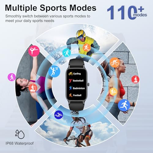 Smart Watch for Men with Bluetooth Call, HD Touch Screen for Android iOS