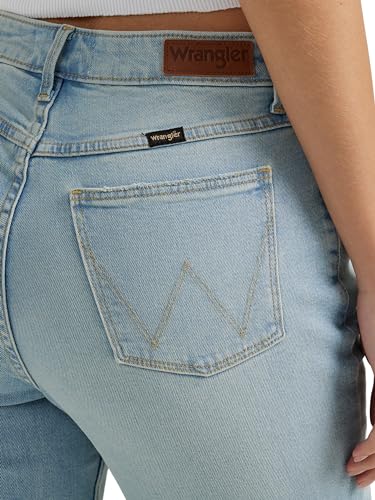 Wrangler Women's High Rise Boot Cut Stonewash Jean