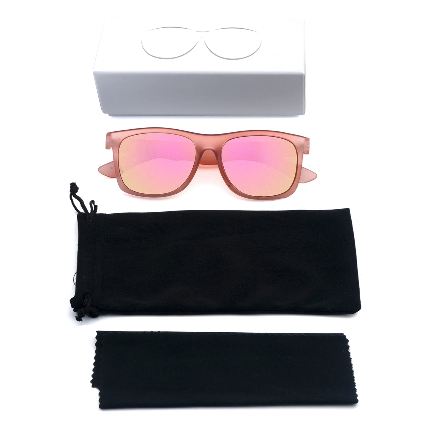 Rose Pink Full-Lens Reading Sunglasses – UV400 Protection – Non-Bifocal Magnified Lenses (SOPHILY)