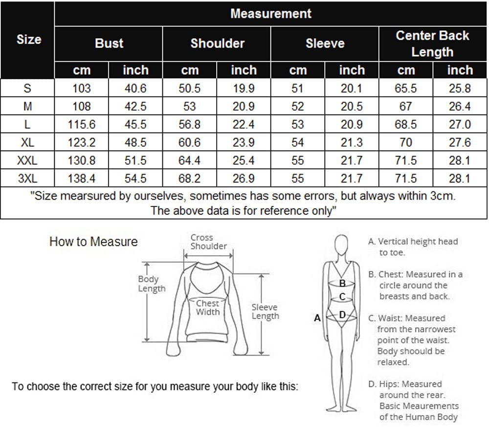 Satin Silk Blouse – Button Down, Long Sleeve, Loose Fit, Office Casual (Chigant) size chart