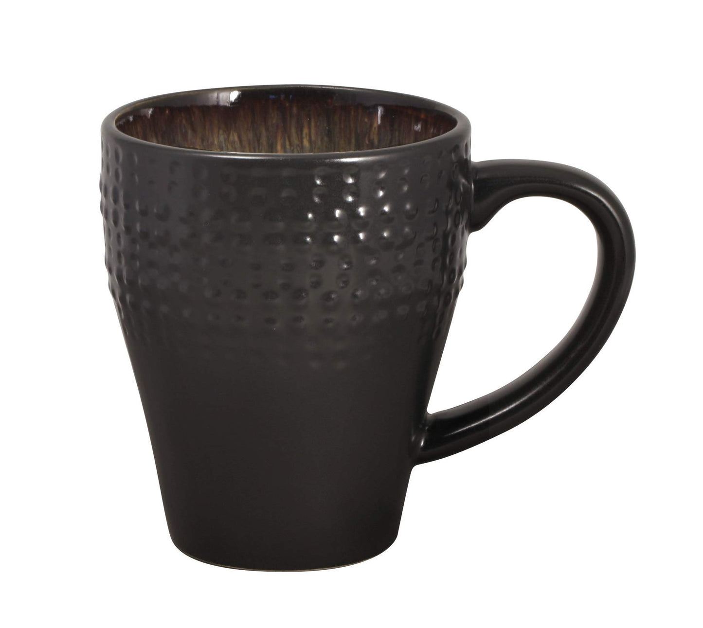 Pfaltzgraff Cambria 16-Piece Stoneware Dinnerware Set – Service for 4 – Dark Brown Mug