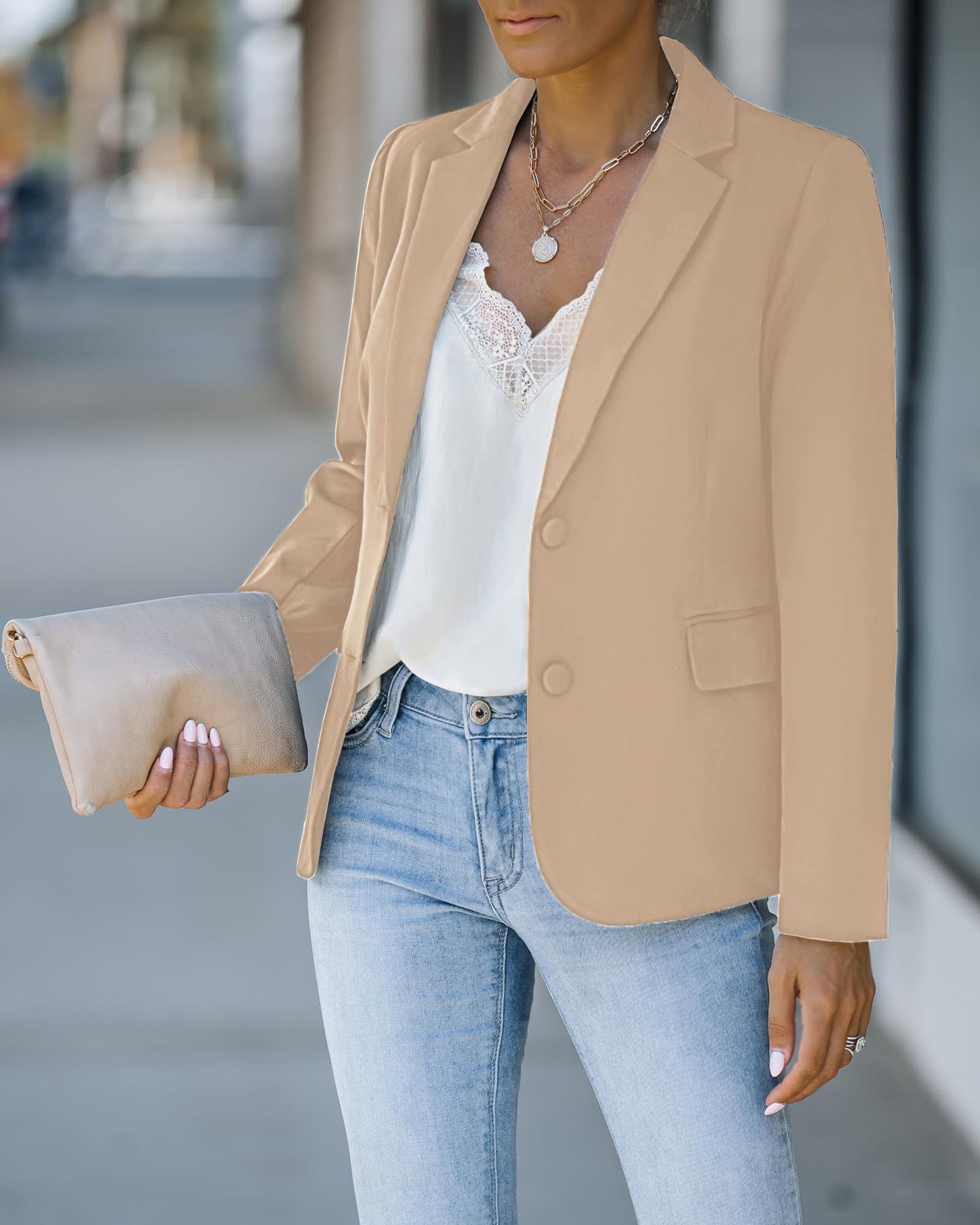 Lookbook Women's Blazer Beige