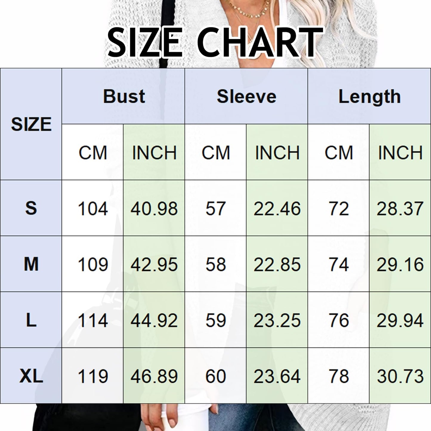 Flovey Womens Long Sleeve Open Front Cardigan