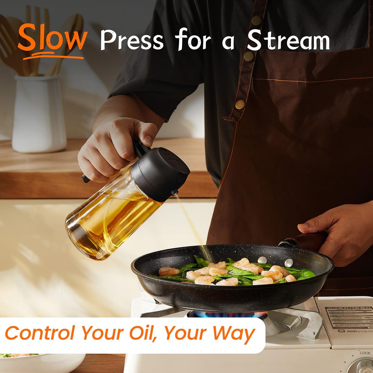 TrendPlain Olive Oil Spray Bottle 470ml