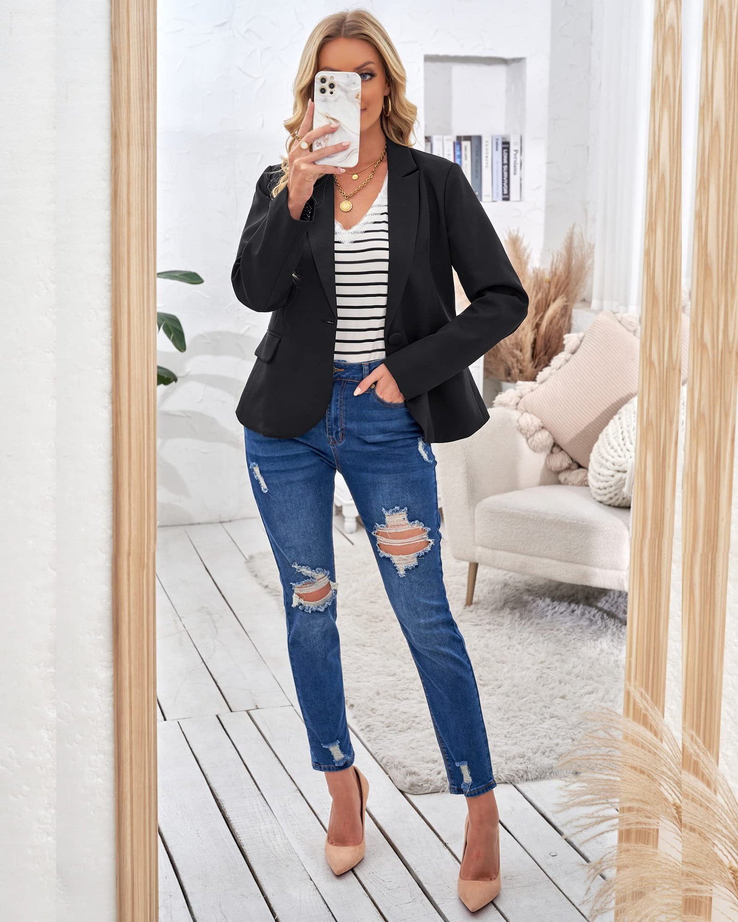 Lookbook Women's Blazer Black