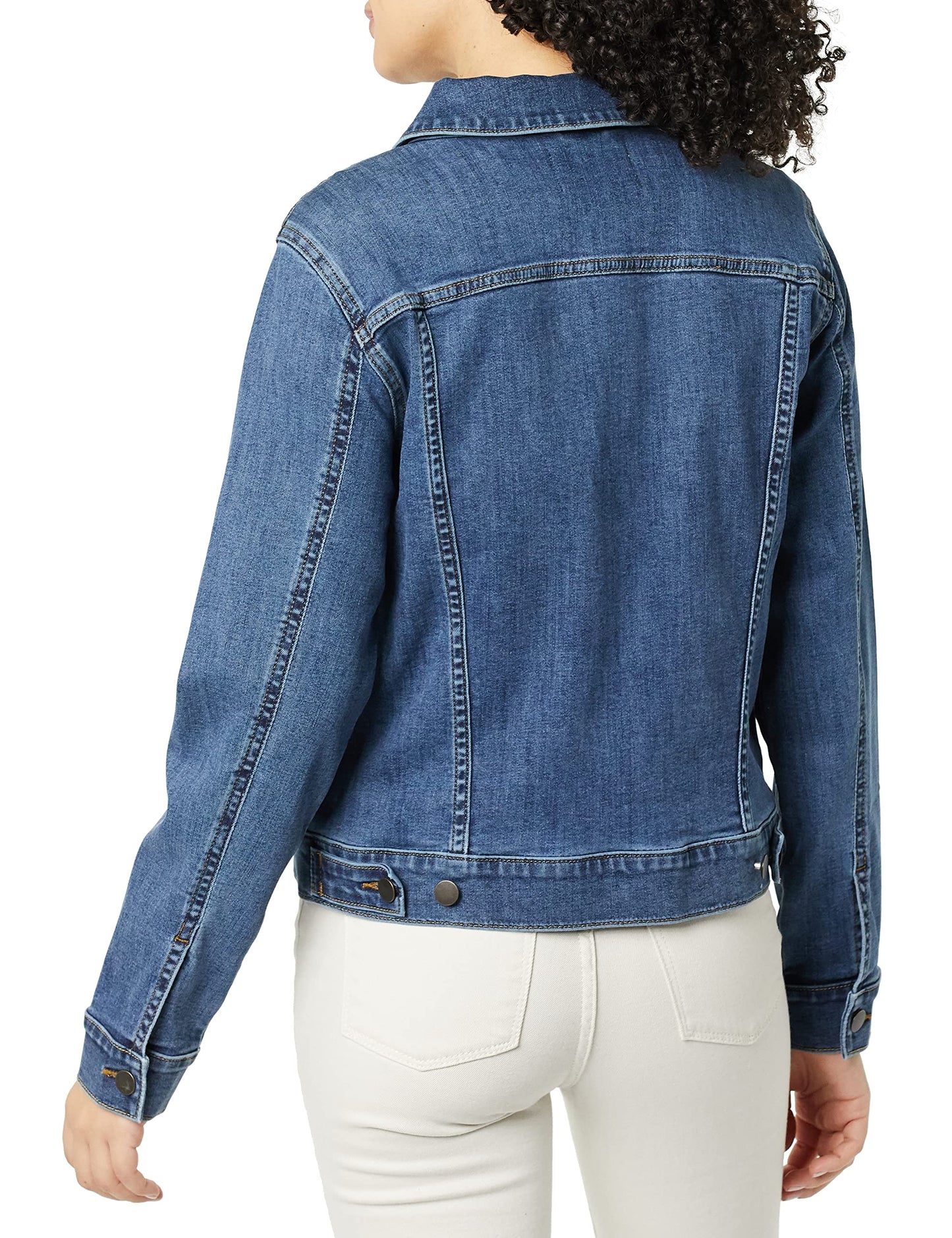Classic Denim Jacket – Stretch Cotton – Medium Wash (Amazon Essentials)