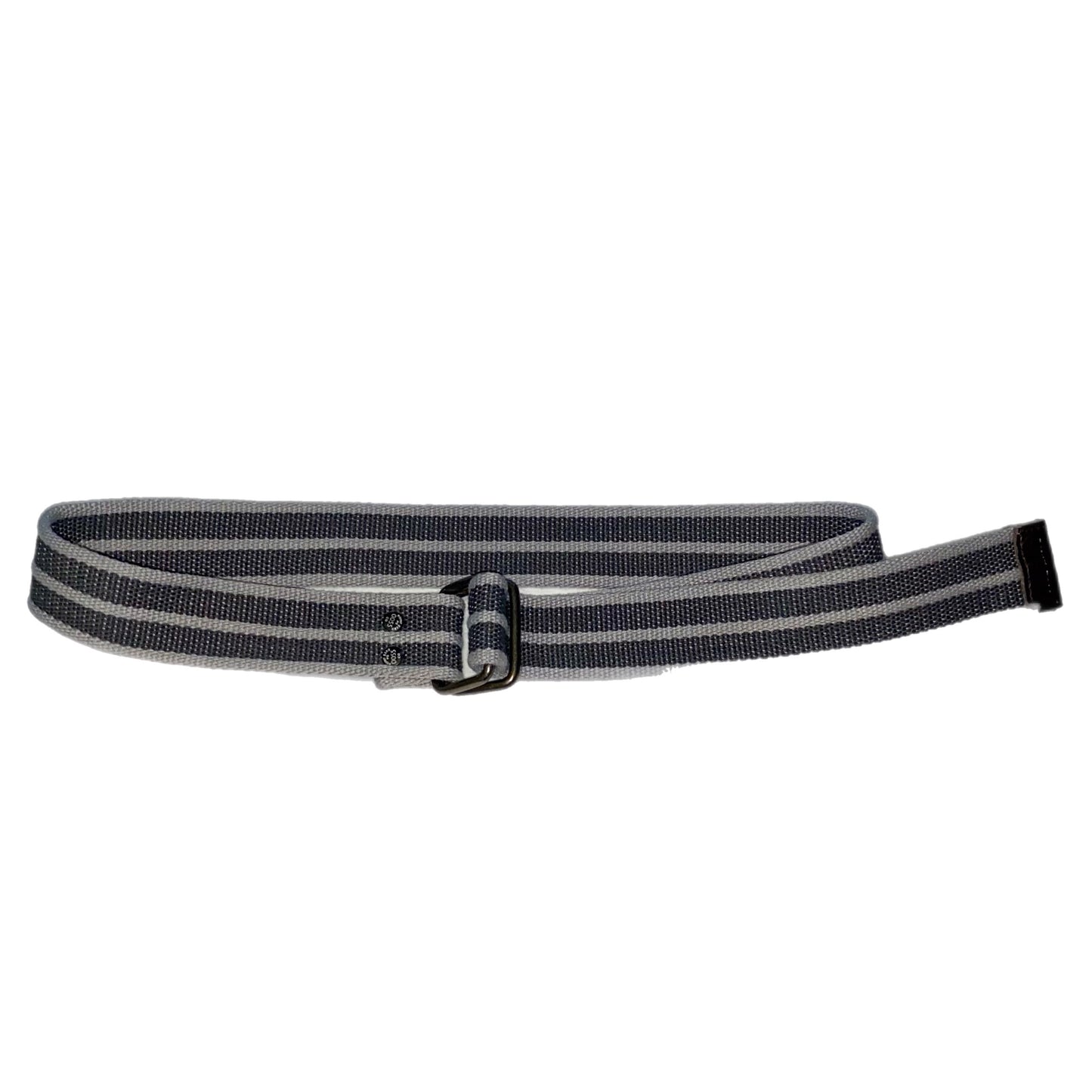 Point Zero Men’s Stripe Cloth Belt Grey 40”