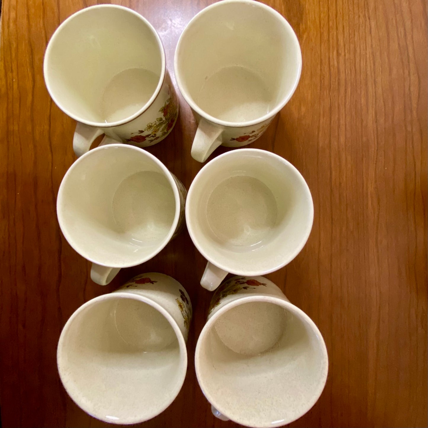 Royal Doulton Gaiety Set 6 Mugs Sugar Bowl Creamer Set