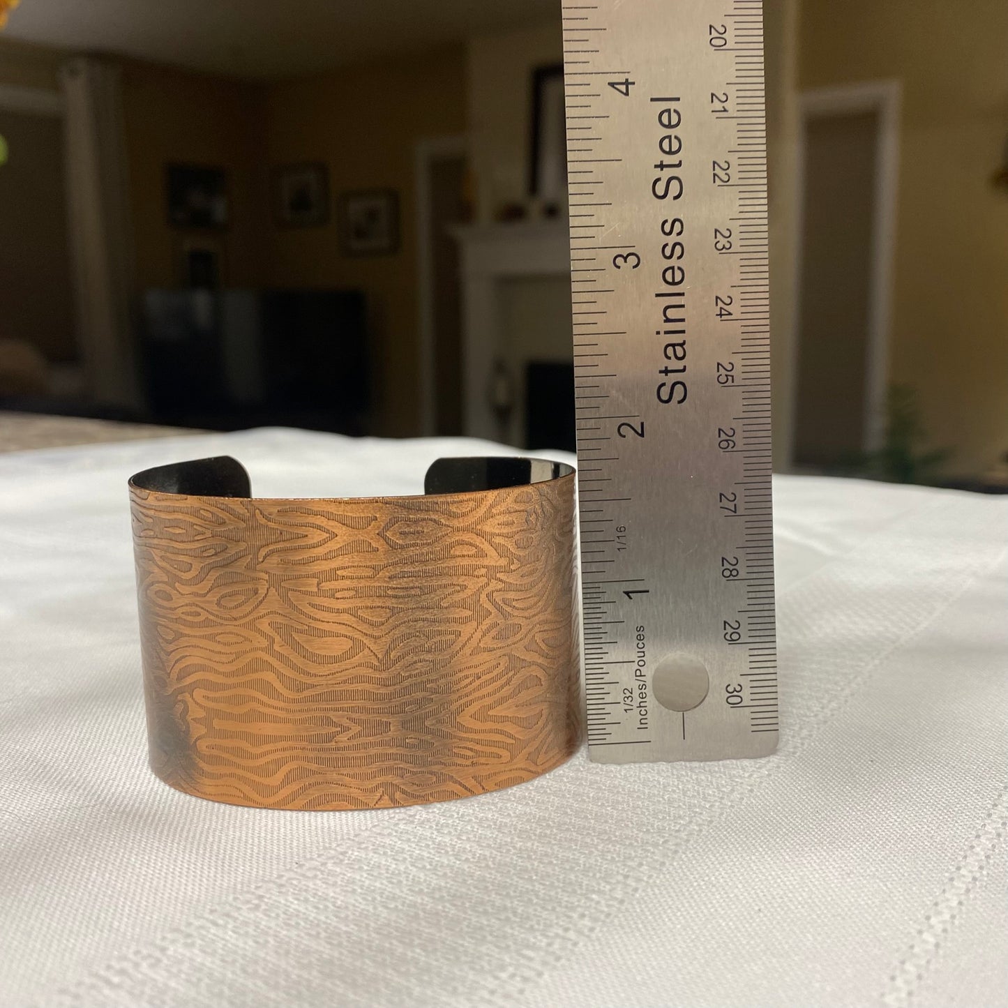 Copper Tone Fashion Bangle Bracelet