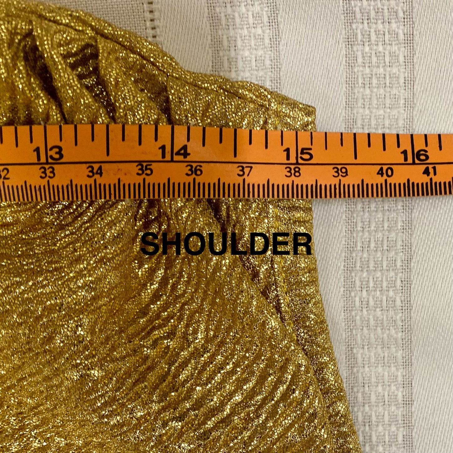 Sleeveless Cowl Neck Top – Gold, Size Large (Sami & Jo)