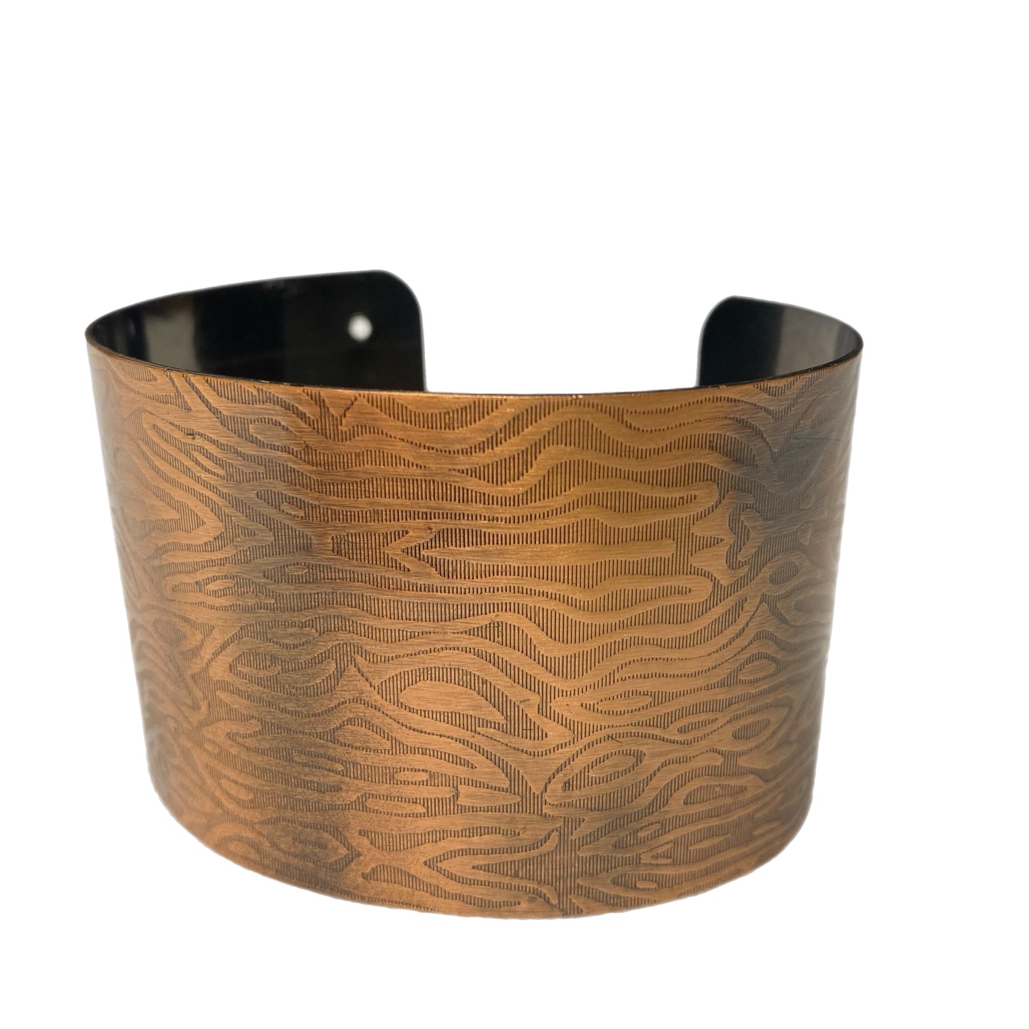 Copper Tone Fashion Bangle Bracelet