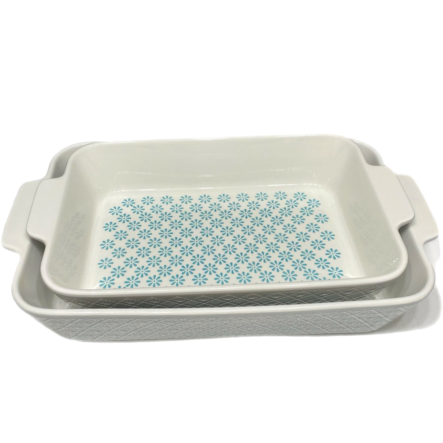 Signature Housewares 2 pc Bakeware Casserole Set