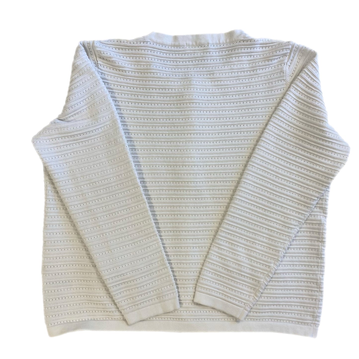 Northern Reflections Women's Cardigan Sweater White Size XL