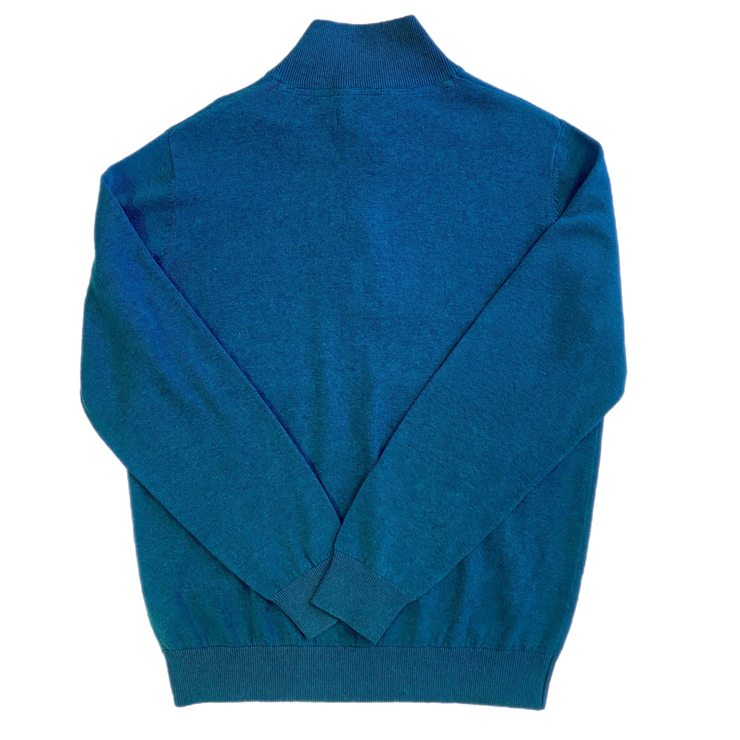 US Polo Assn Men's Quarter Zip Sweater Turquoise Size Med