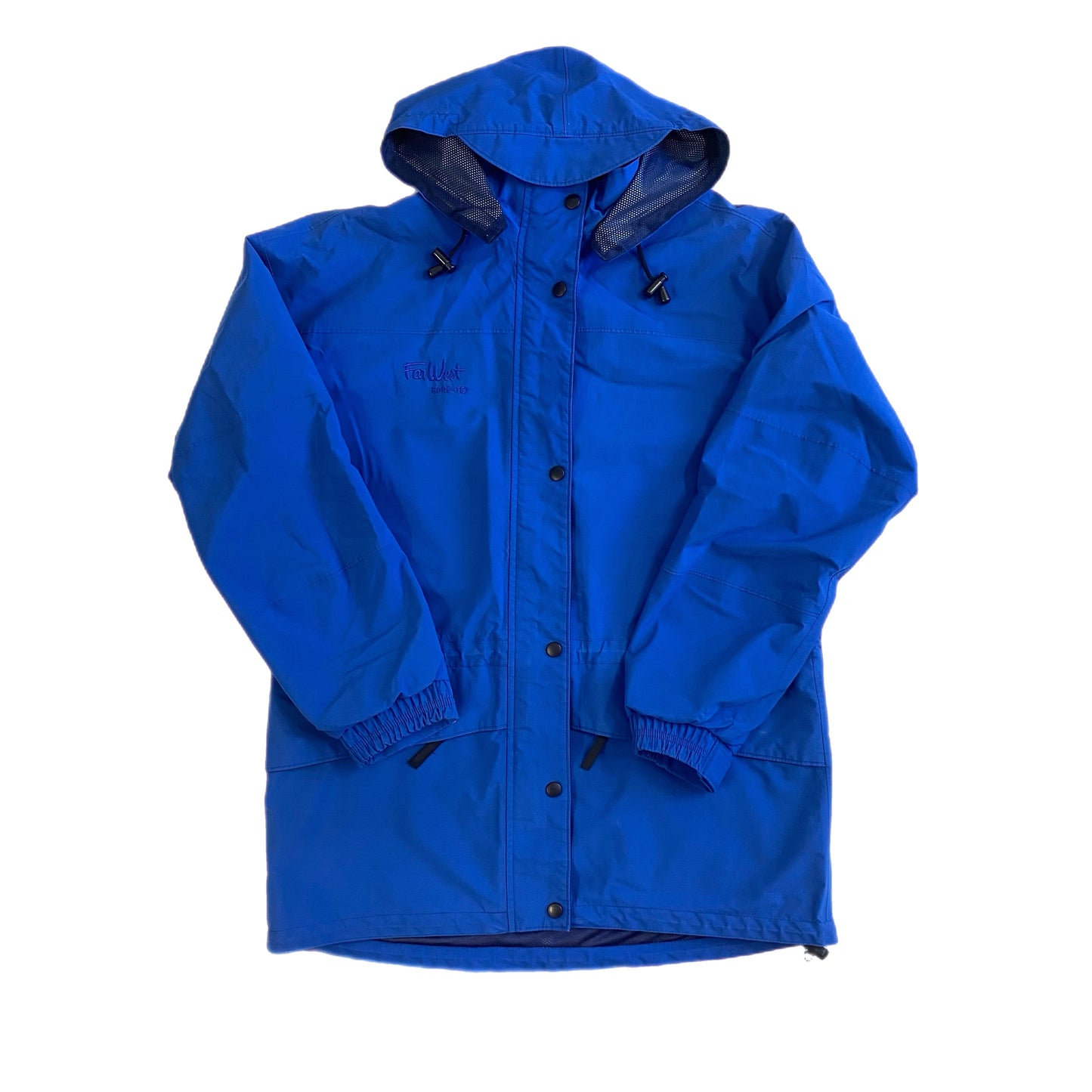 Far West Men's Goretex Shell Coat Blue Size Med