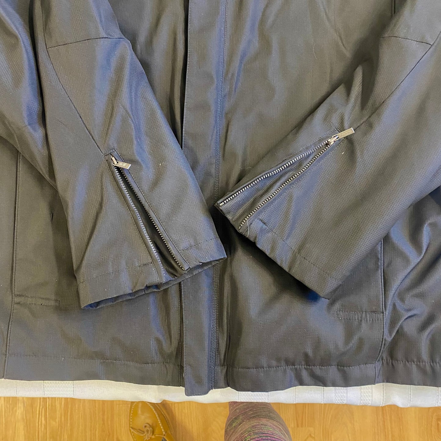 Calvin Klein Men's Winter Coat With Removable Hood Black Size XL