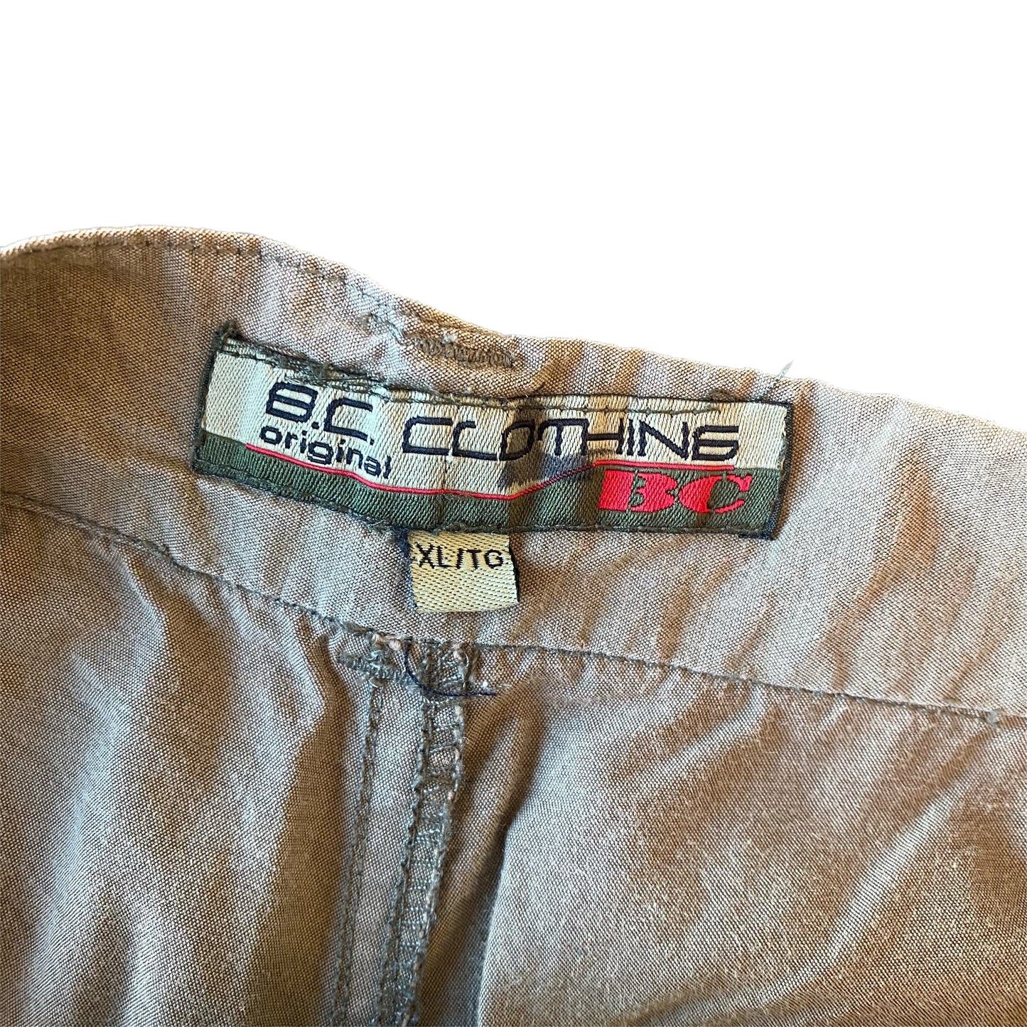BC Clothing Men's Khaki Zip-Off Pants Tan Size XL