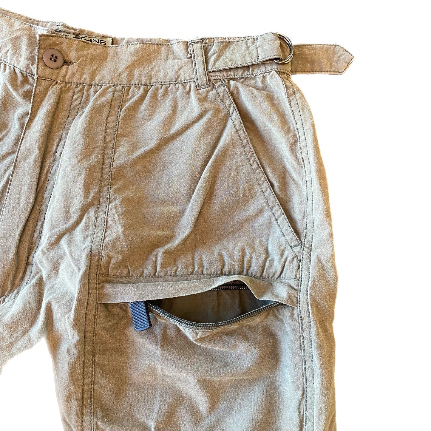 BC Clothing Men's Khaki Zip-Off Pants Tan Size XL