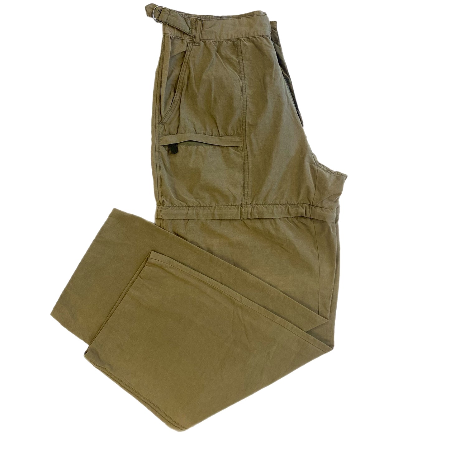 BC Clothing Men's Khaki Zip-Off Pants Tan Size XL