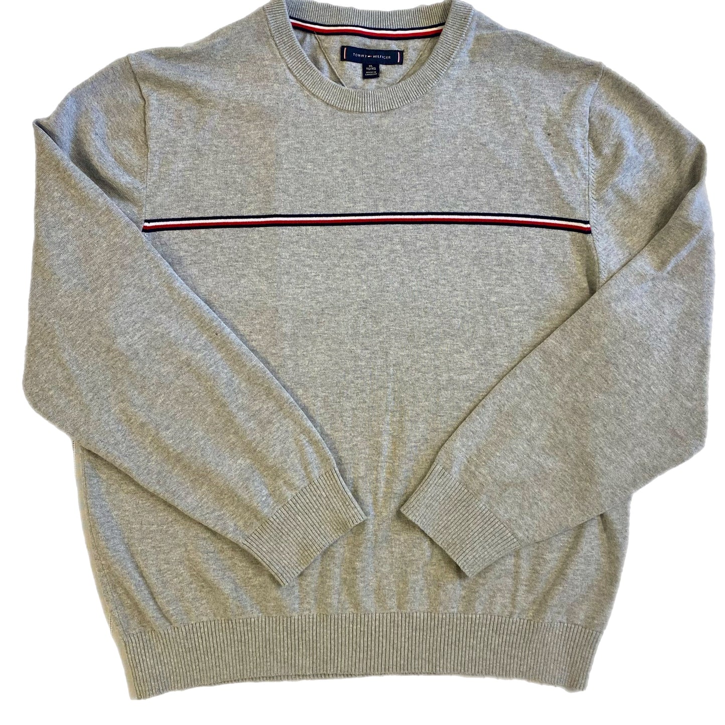 Tommy Hilfiger Men's Sweater Grey Size XL