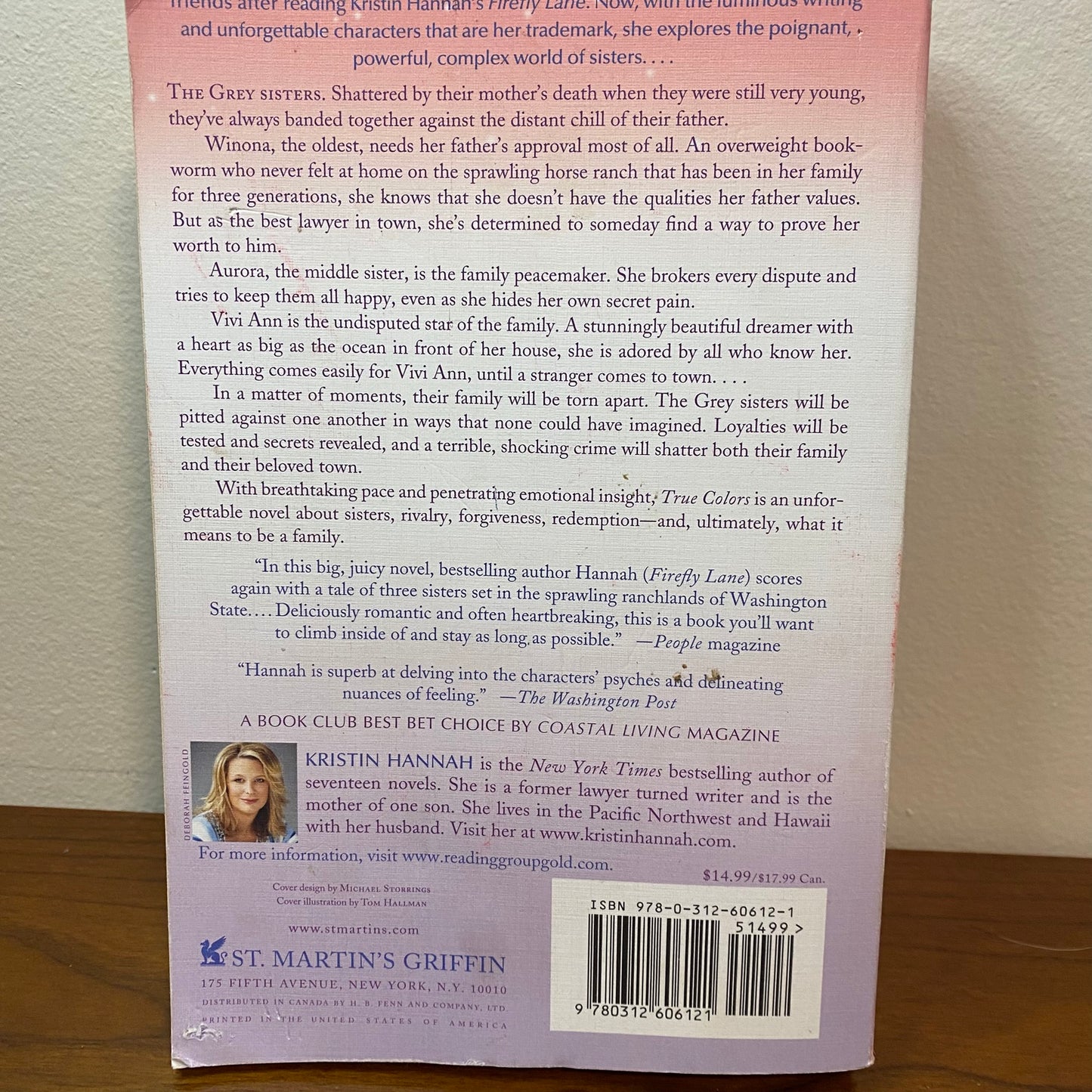 True Colors By Kristin Hannah
