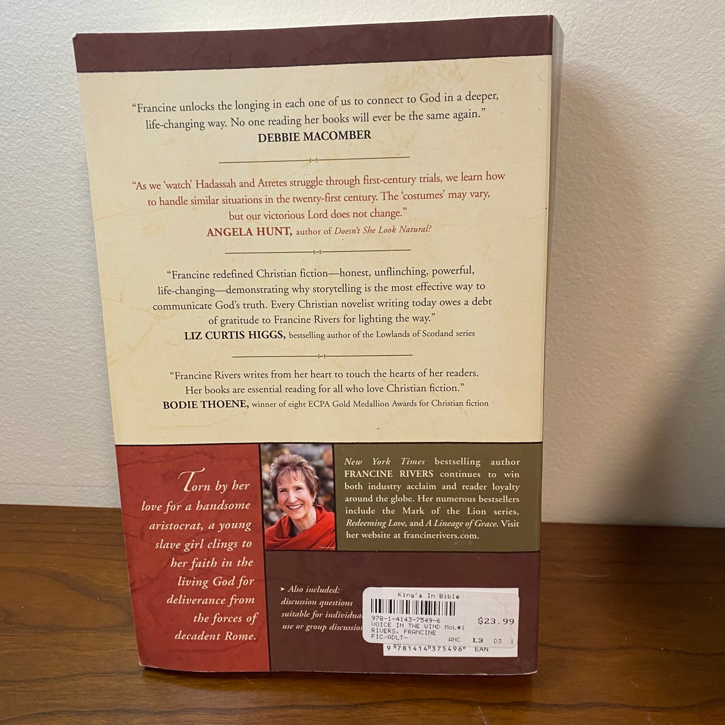 A Voice In The Wind by Francine Rivers