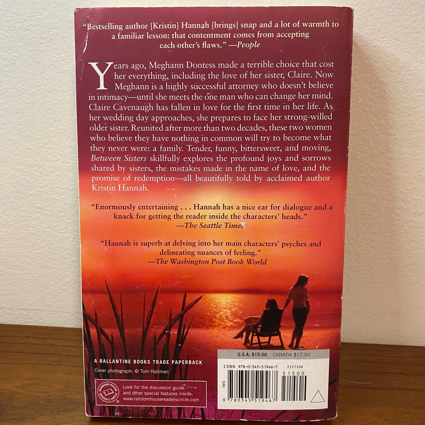 Between Sisters by Kristin Hannah