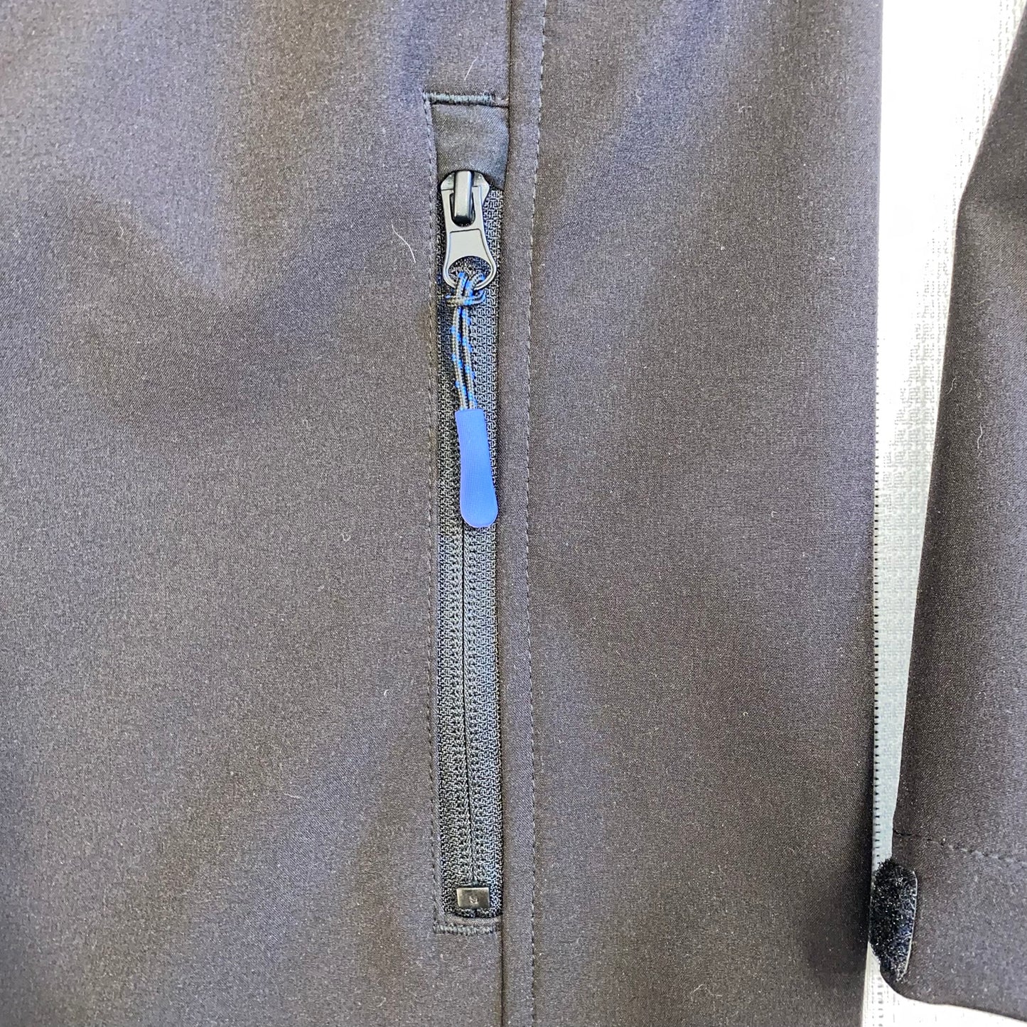 George Men's Lightweight Jacket with Hood Black Size Small