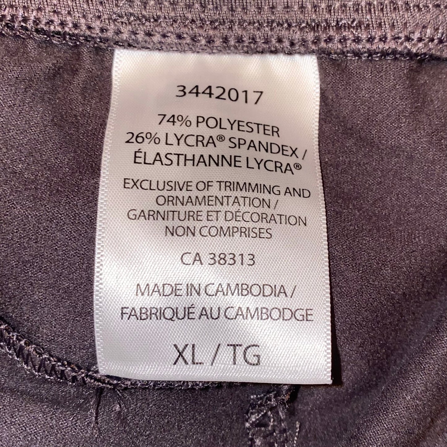 Karbon Men's Track Pant Grey Size XL