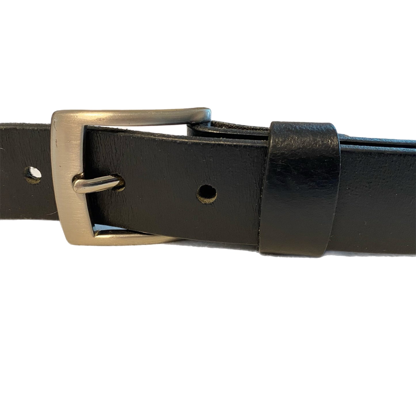 Men's Leather Belt Black Size 38