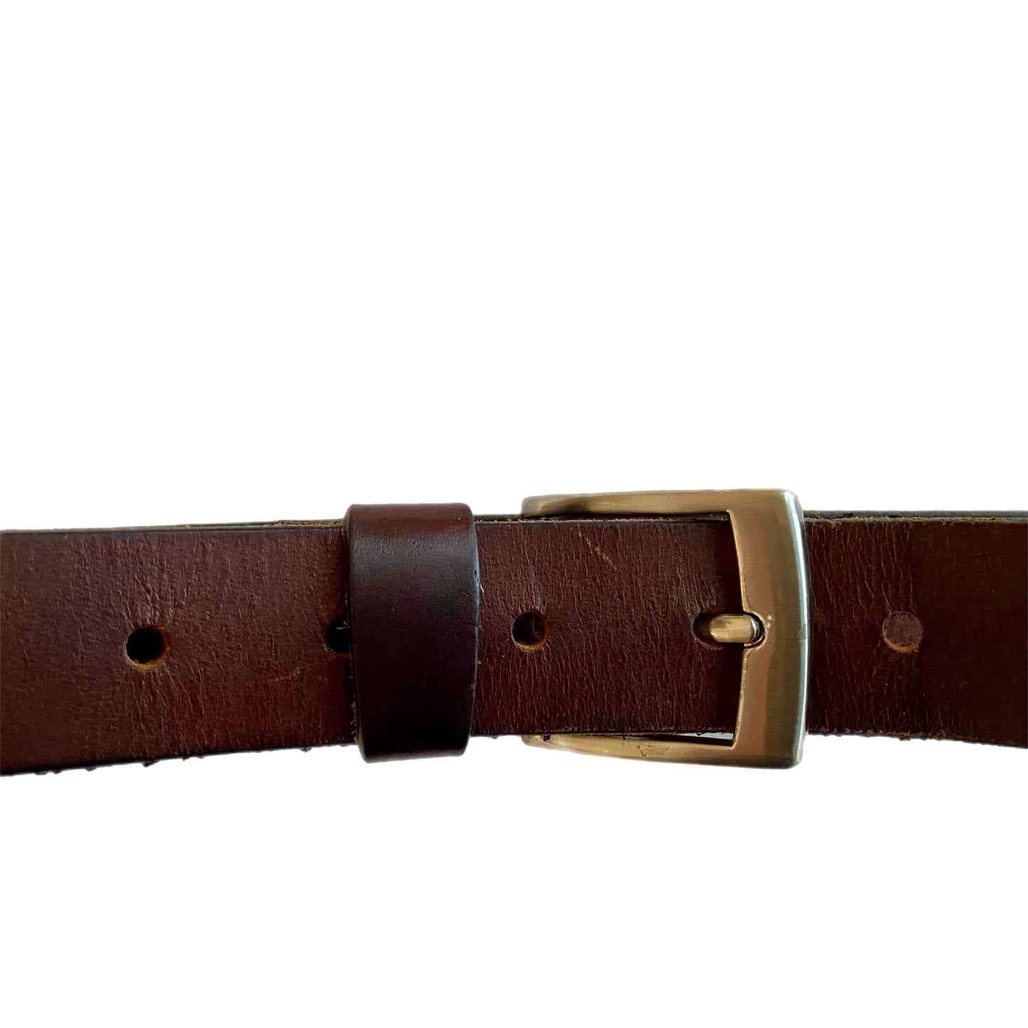 Men's Leather Belt Brown Size 38