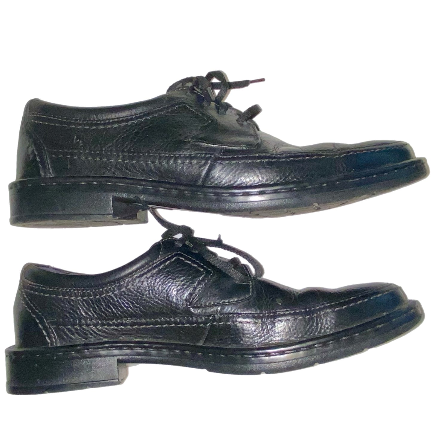 Clarks Men's Soft Cushion with Ortholite Oxford Lace-Up Black Size 9.5