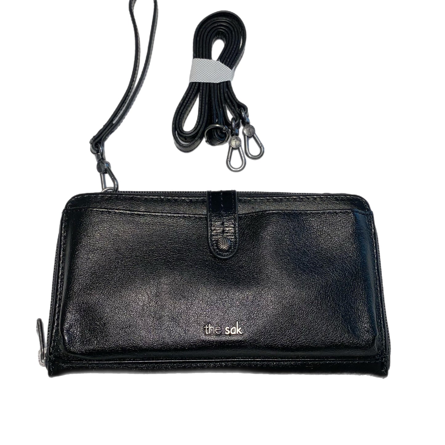 The Sak Smartphone Crossbody Bag Wallet Purse with wristlet strap Black