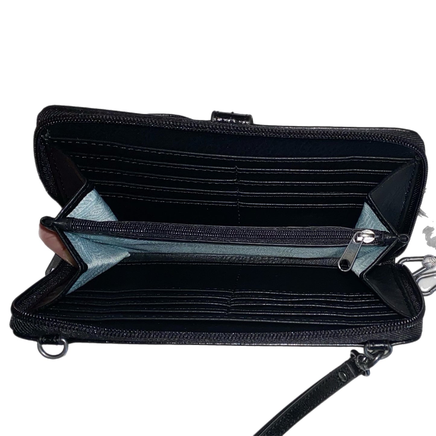 The Sak Smartphone Crossbody Bag Wallet Purse with wristlet strap Black