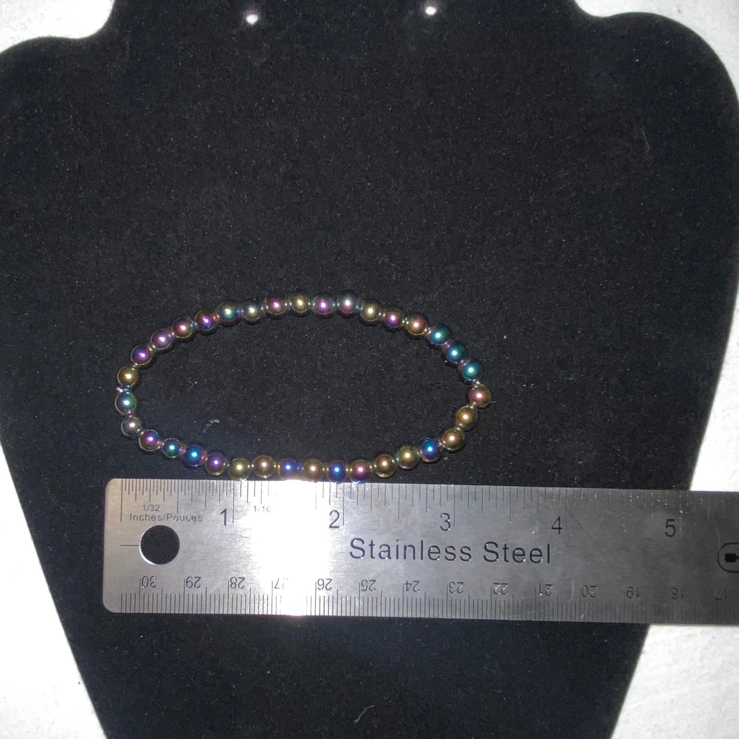 Women's Fashion Stretch Bracelet Pink Blue Pearl Bead