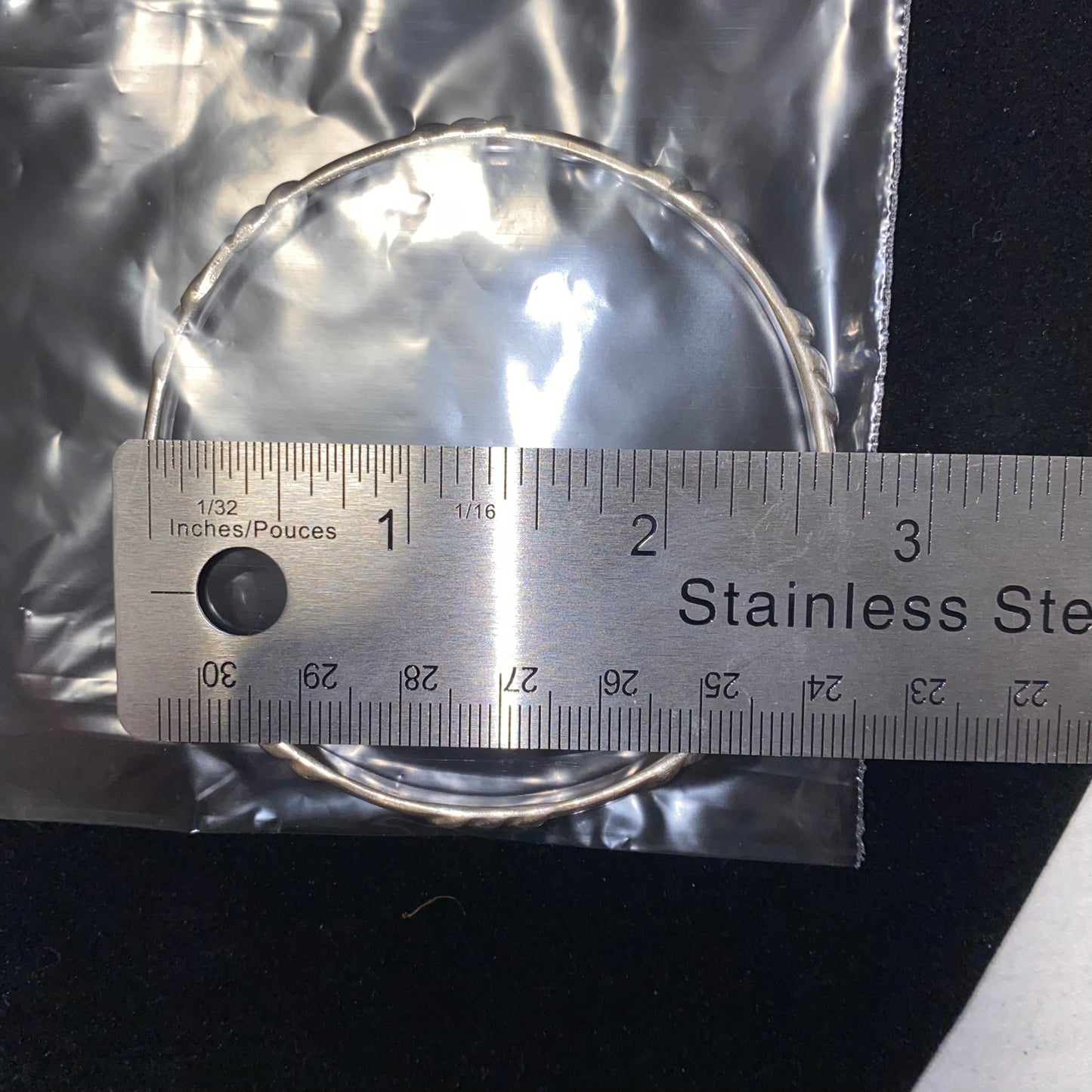 Women's Silver Look Fashion Bangle Bracelet