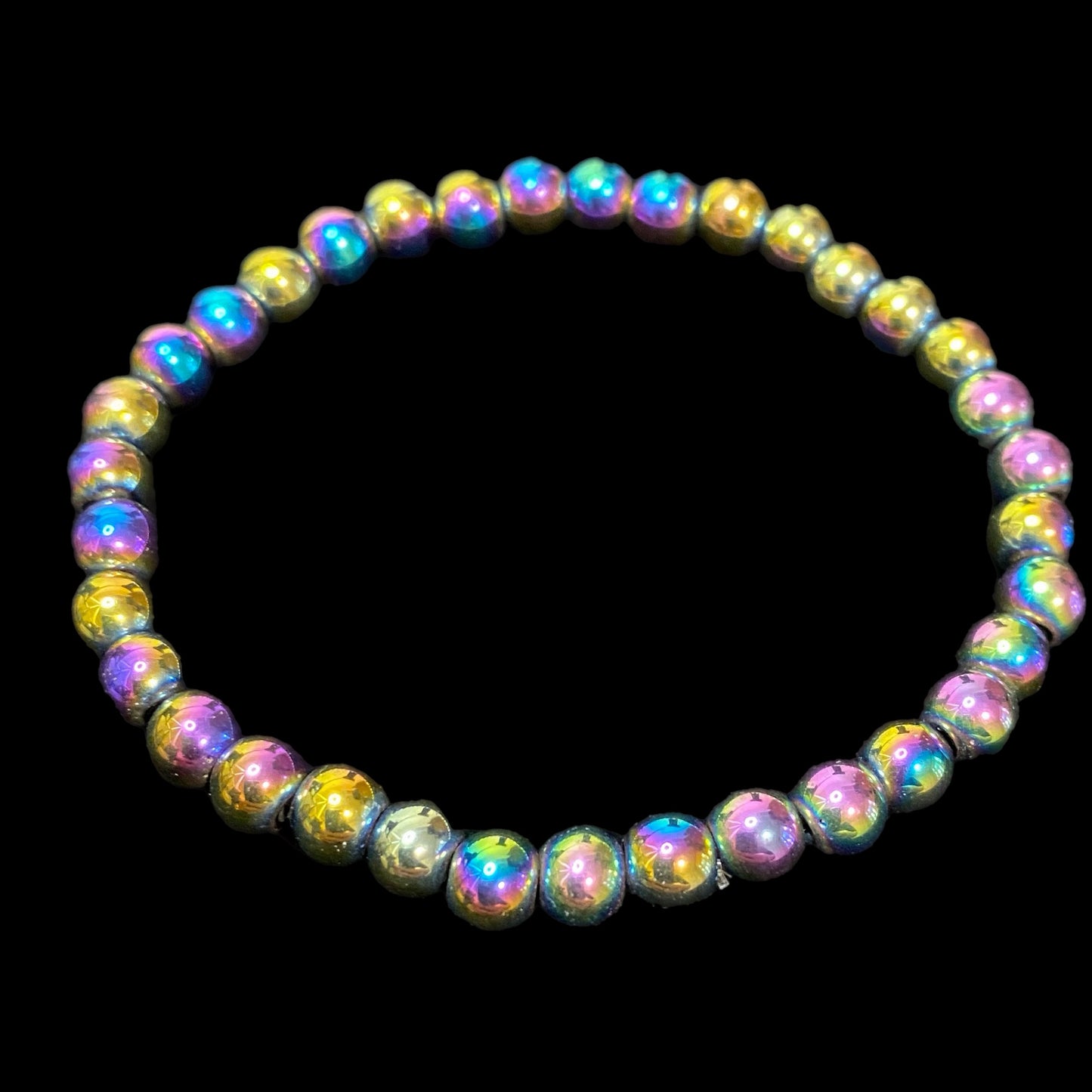 Women's Fashion Stretch Bracelet Pink Blue Pearl Bead