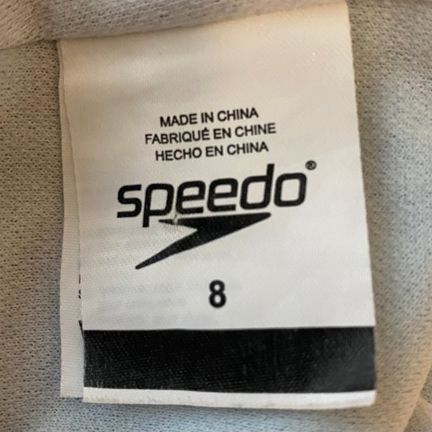 Speedo Women's 1 Piece Swimsuit Black Blue & Teal Size 8