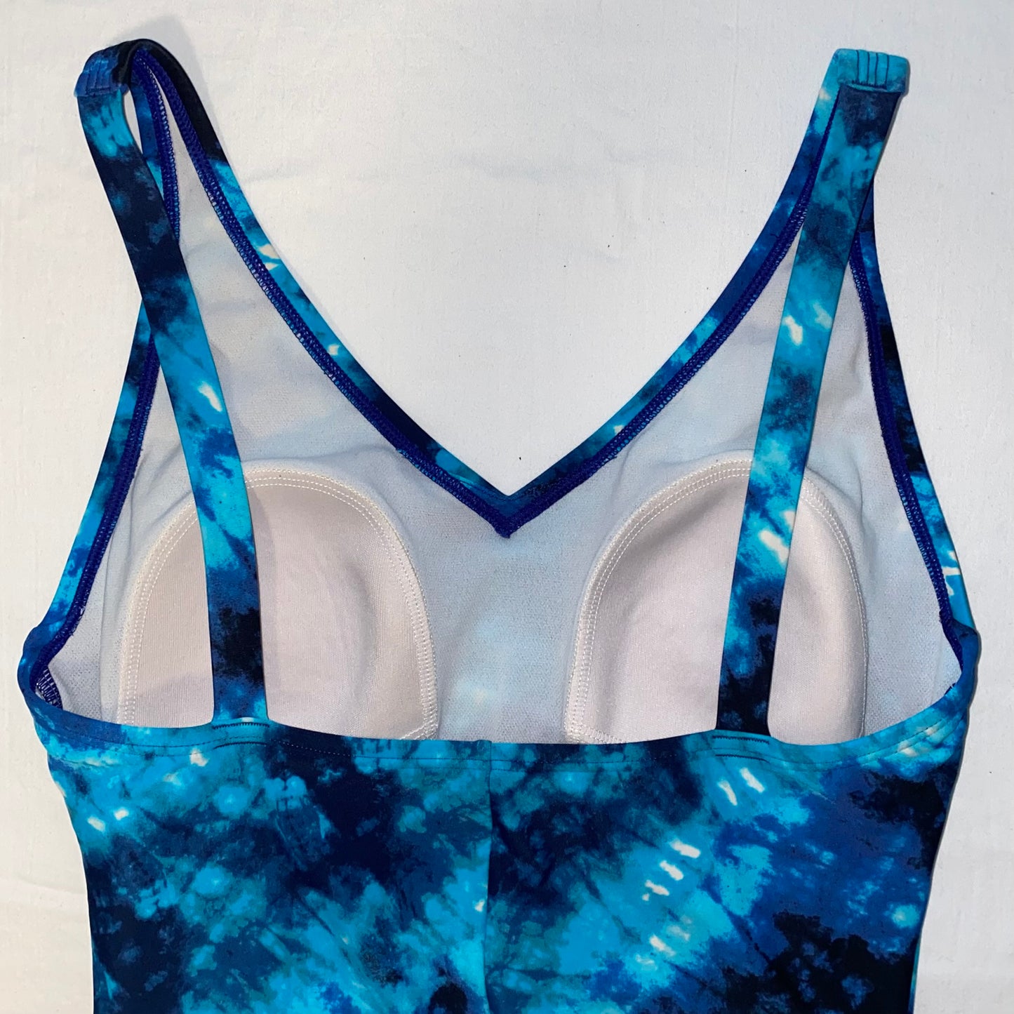 Speedo Women's 1 Piece Swimsuit Black Blue & Teal Size 8