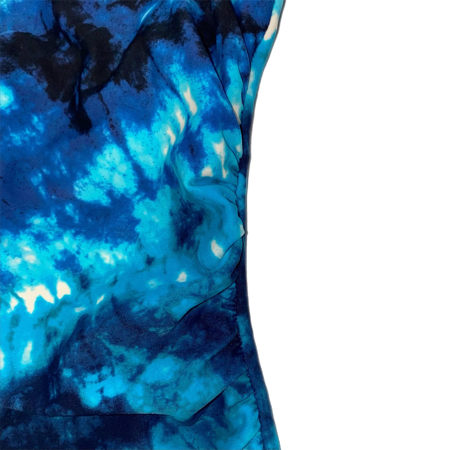 Speedo Women's 1 Piece Swimsuit Black Blue & Teal Size 8