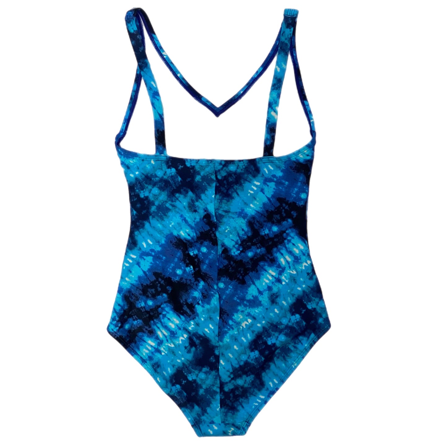 Speedo Women's 1 Piece Swimsuit Black Blue & Teal Size 8