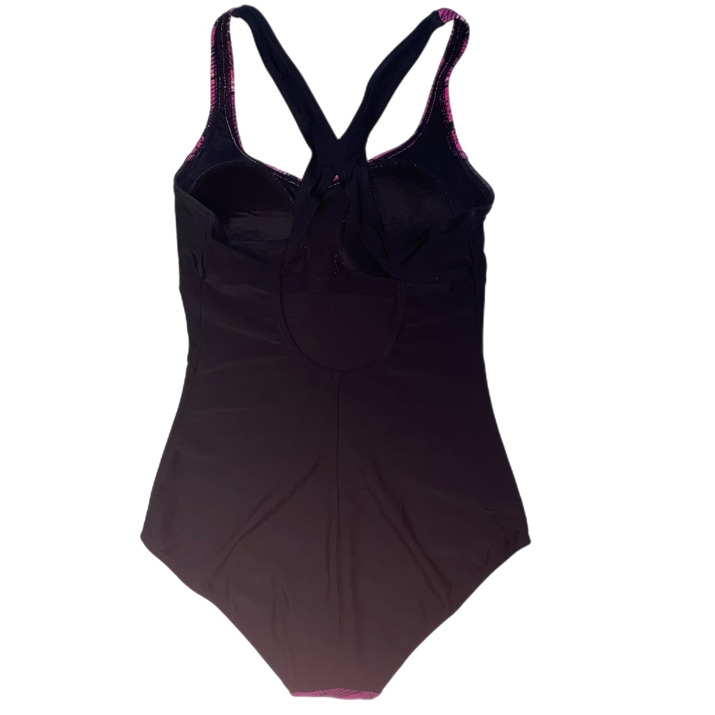 Roots Women's 1 Piece Swimsuit Black & Pink Size 10