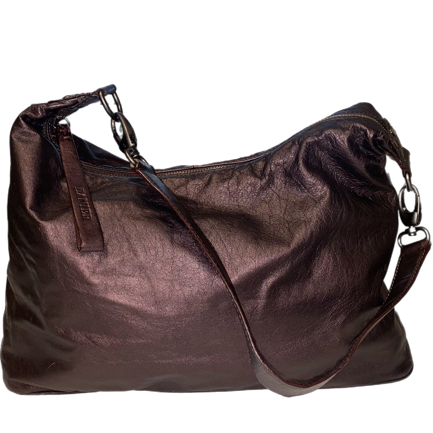 Danier Women's Leather Shoulder Bag Brown/Bronze