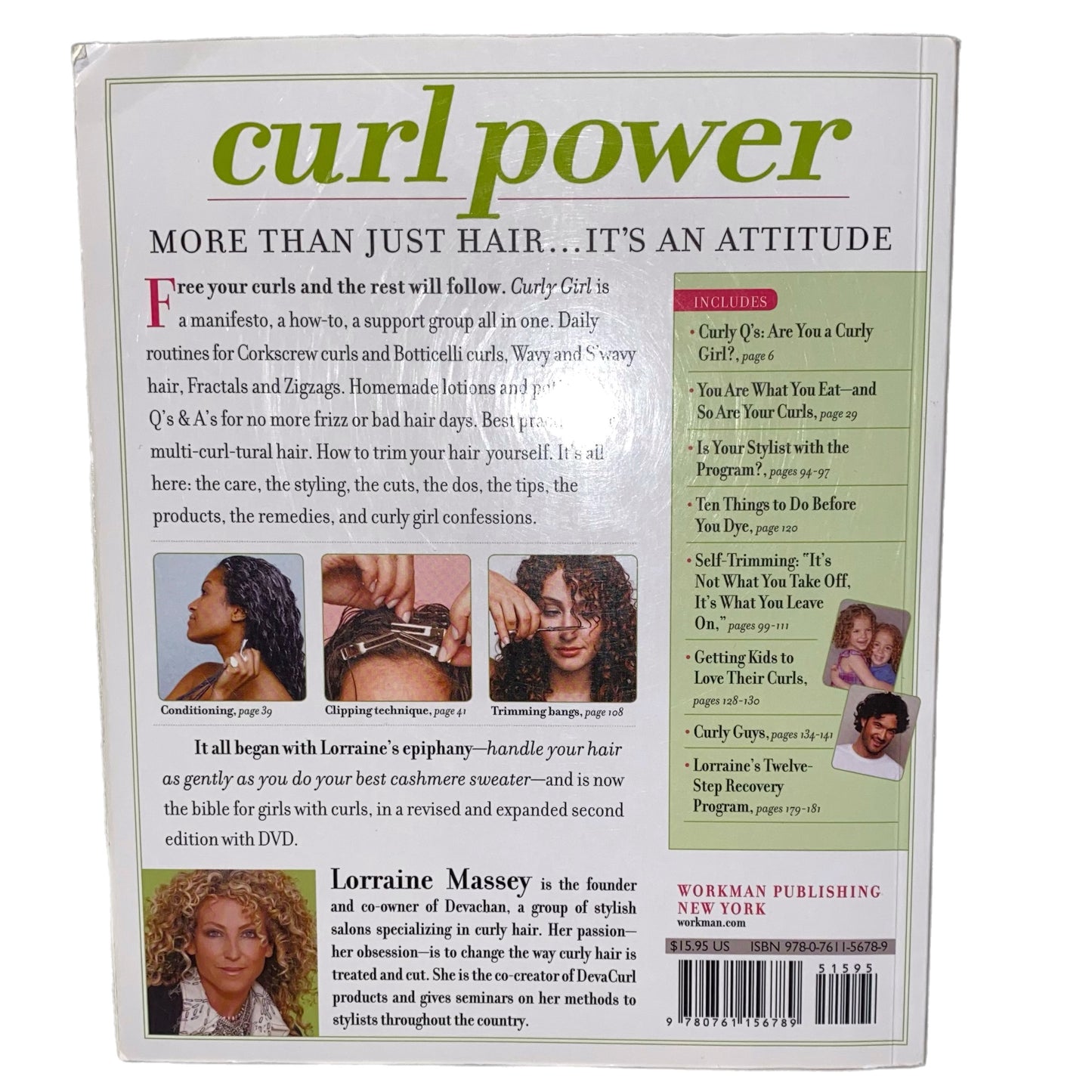 Curly Girl Handbook by Lorraine Massey With Step-by-Step DVD