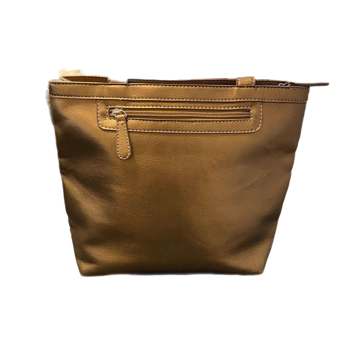 Croft & Barrow Shoulder Bag Bronze Faux Leather