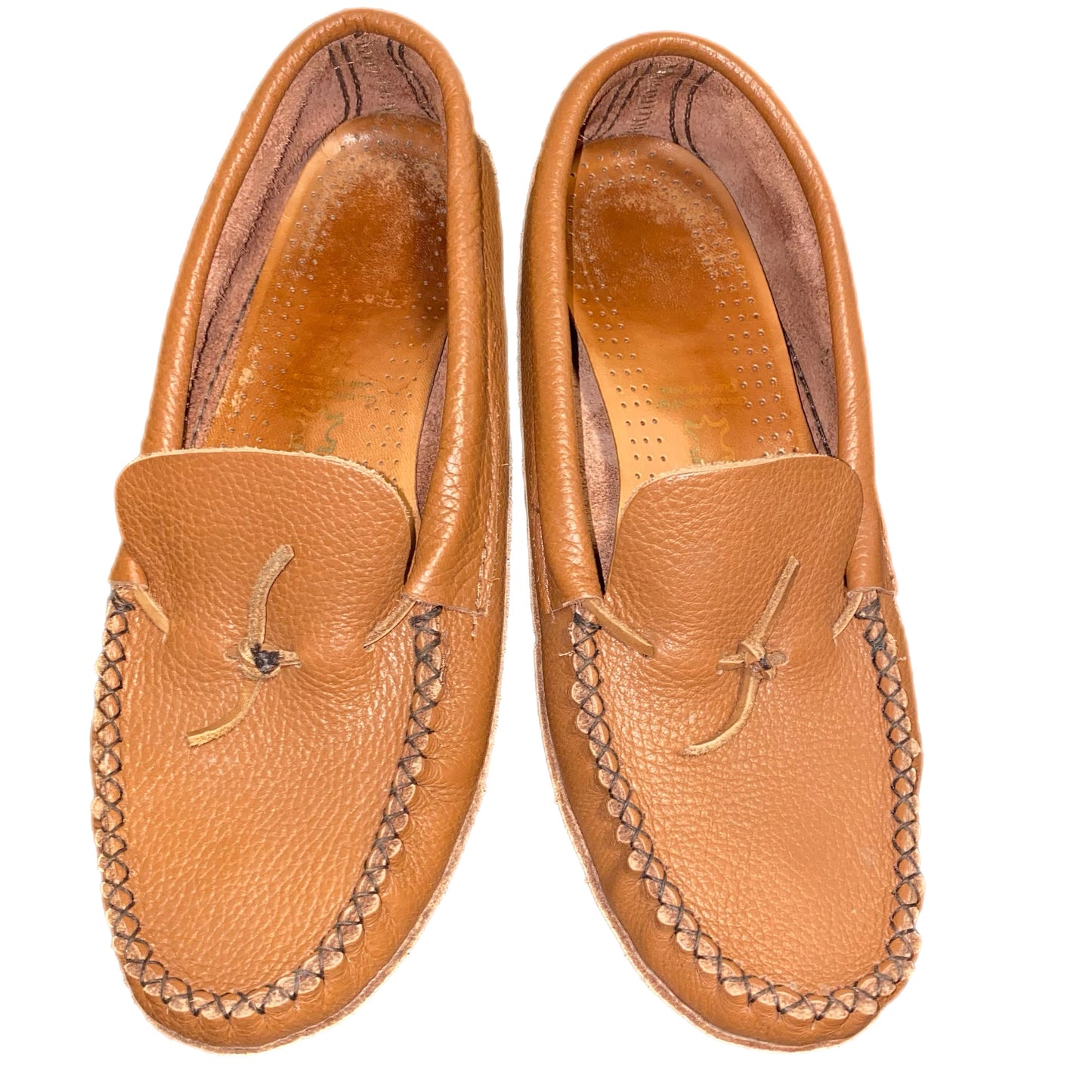 Men's Leather Moccasins Size 10